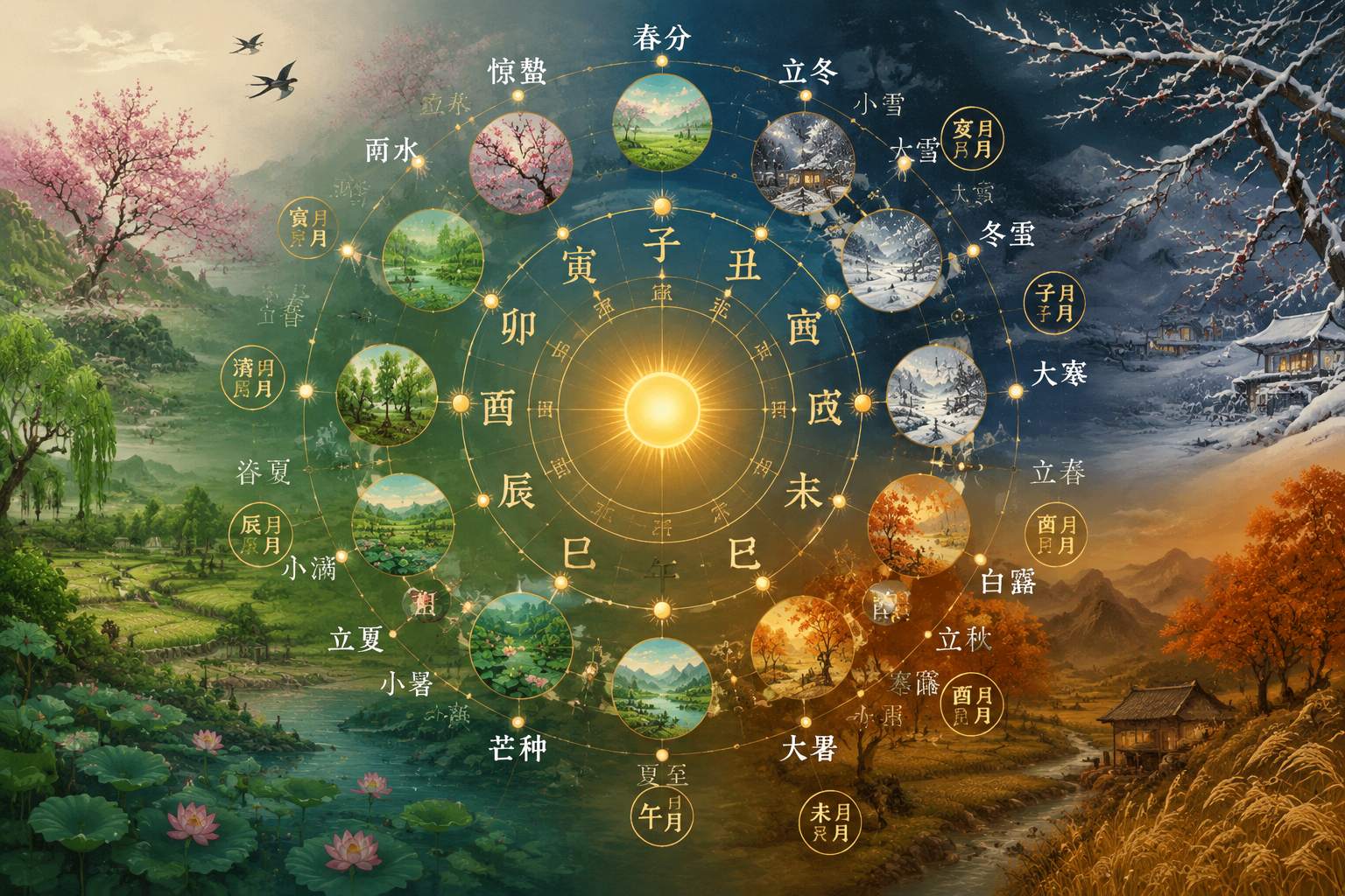 八字排盘定月令_到底以农历月份还是节气为唯一标准