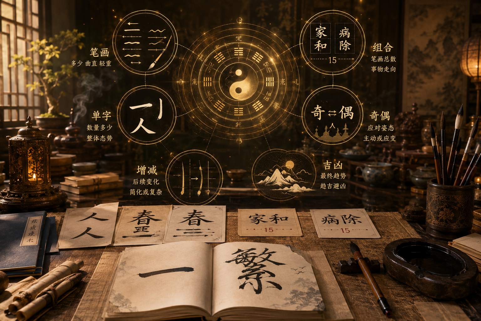 笔画数在测字里有什么特殊用处