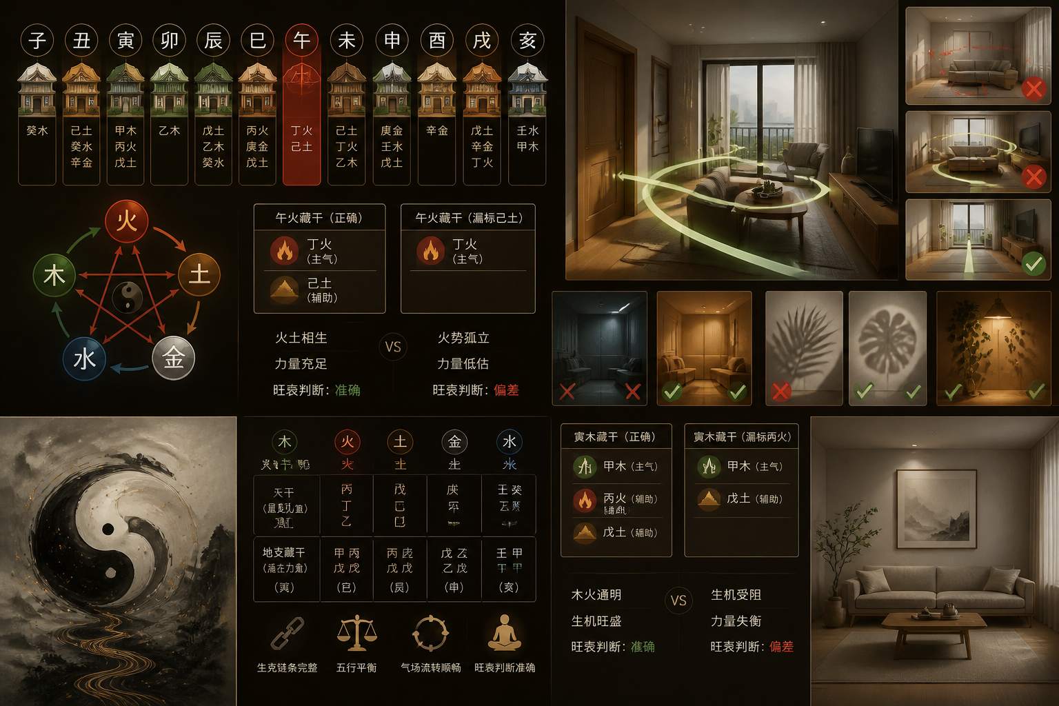藏干漏标或标错_会直接影响旺衰判断吗
