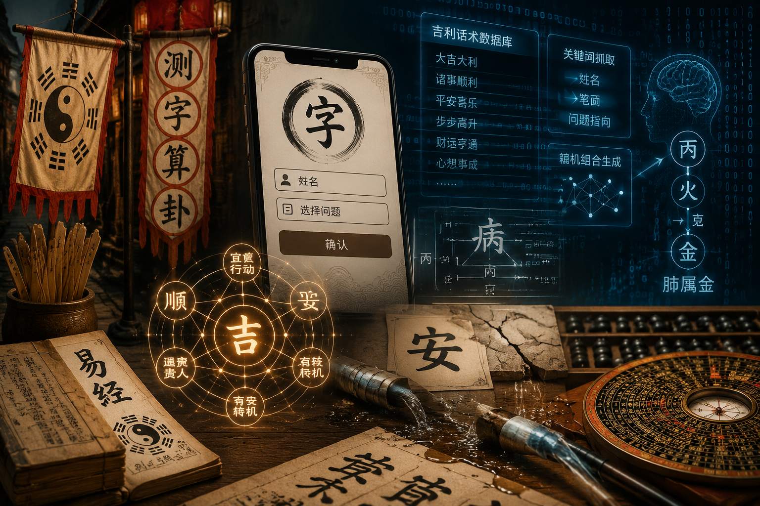 网上的在线测字工具靠谱吗