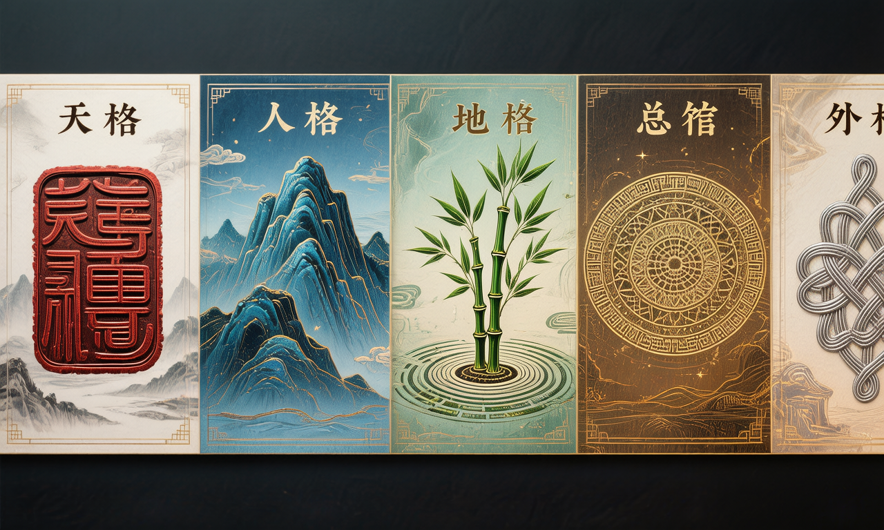 公司名字测试的_五格剖象法__天格_人格_地格_总格_外格分别对应什么_怎么计算