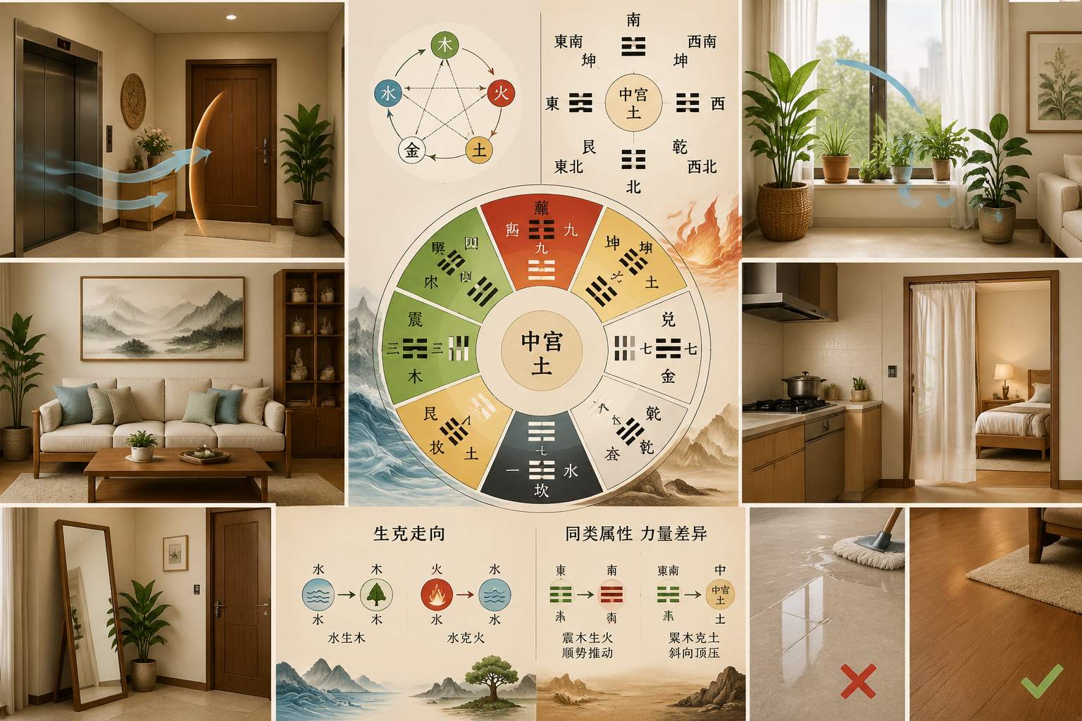 九宫八卦五行_在奇门宫位生克中是核心依据吗