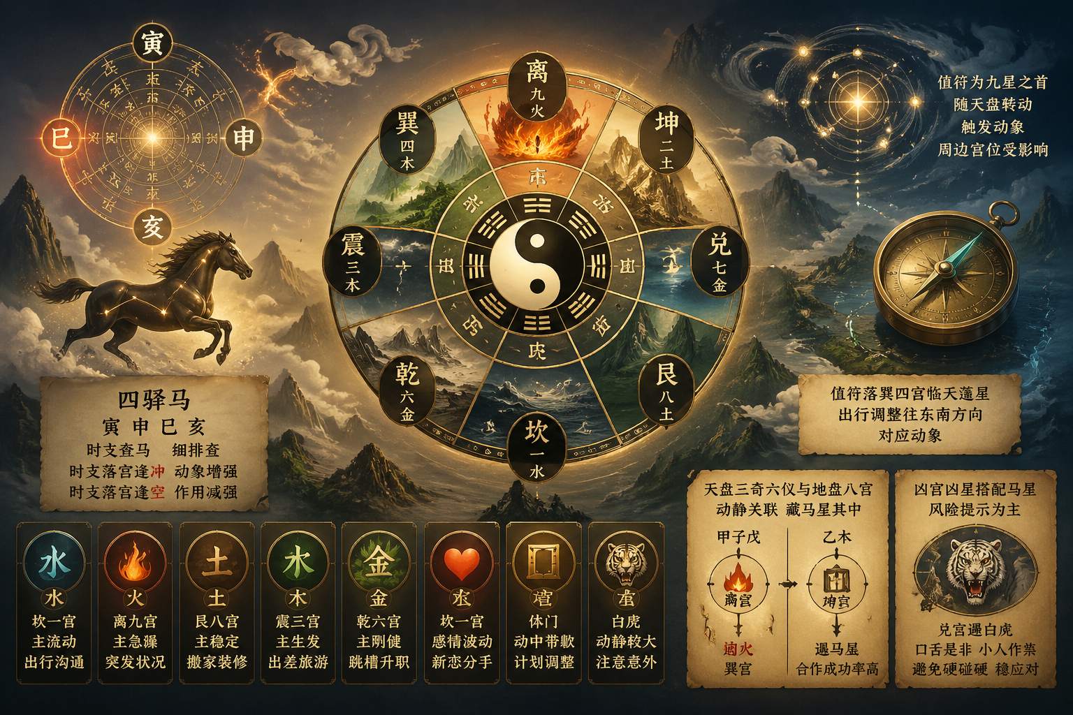 马星主变动_奇门里怎么找马星_落哪宫哪宫动