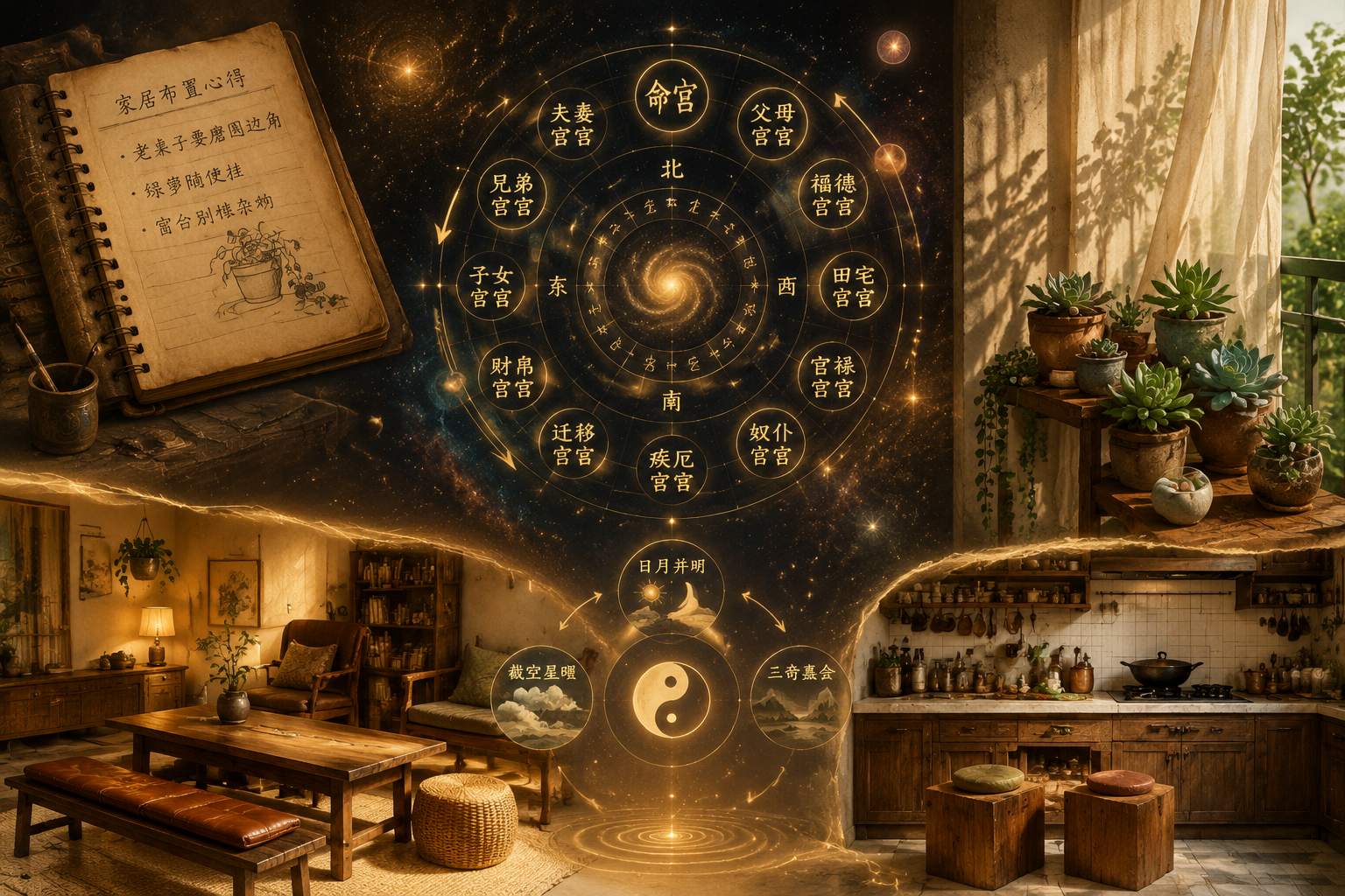 命宫确定后_十二宫是固定顺时针排布_还是有例外