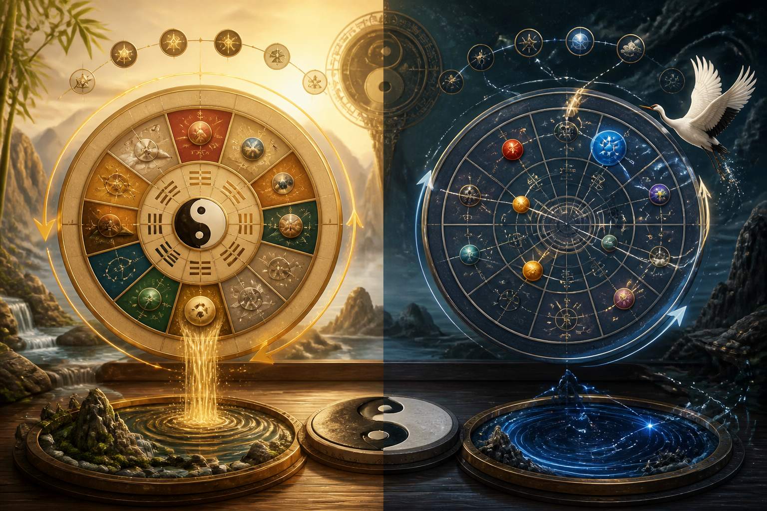 奇门分转盘_飞盘_日常测事最常用哪种_二者排盘核心差在哪
