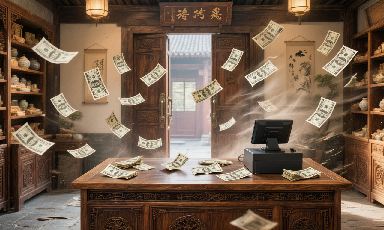 收银台为什么不宜正对大门