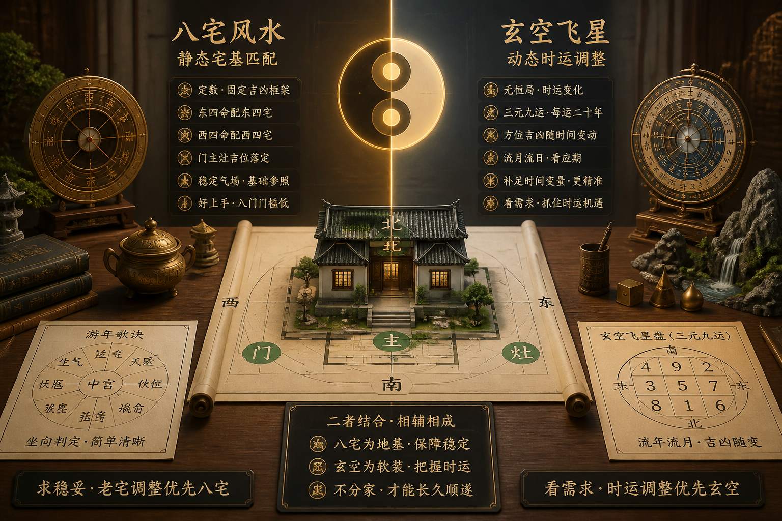 玄空飞星和八宅风水最核心的区别在哪