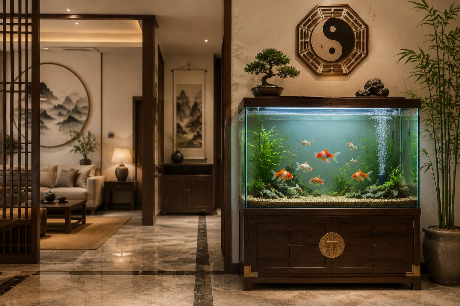 鱼缸风水有哪些关键注意事项