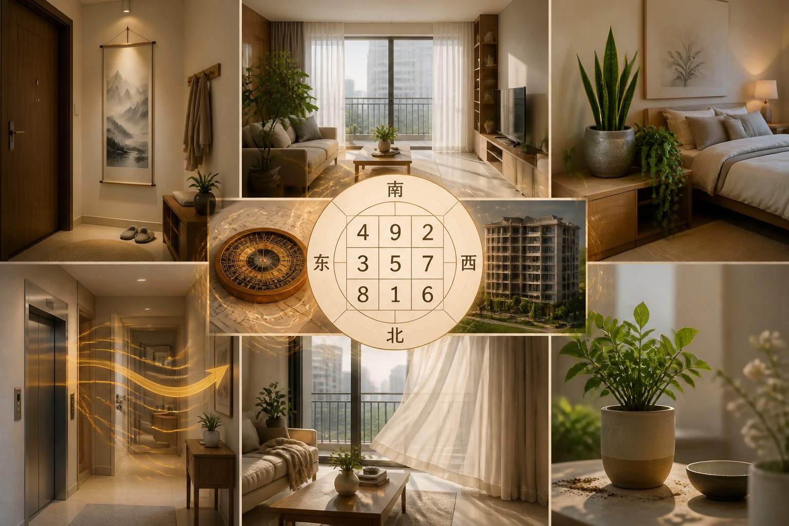 宅运盘_流年飞星叠加_断吉凶以谁为主