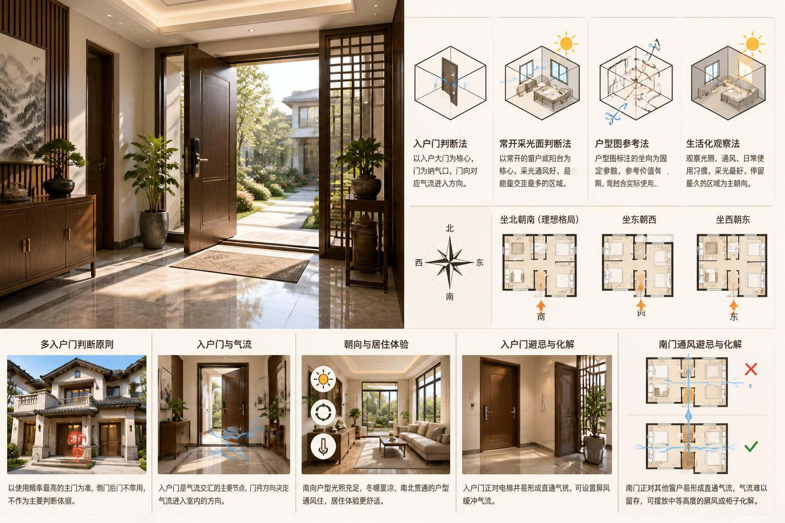 住宅坐向怎么看_以哪个门为准