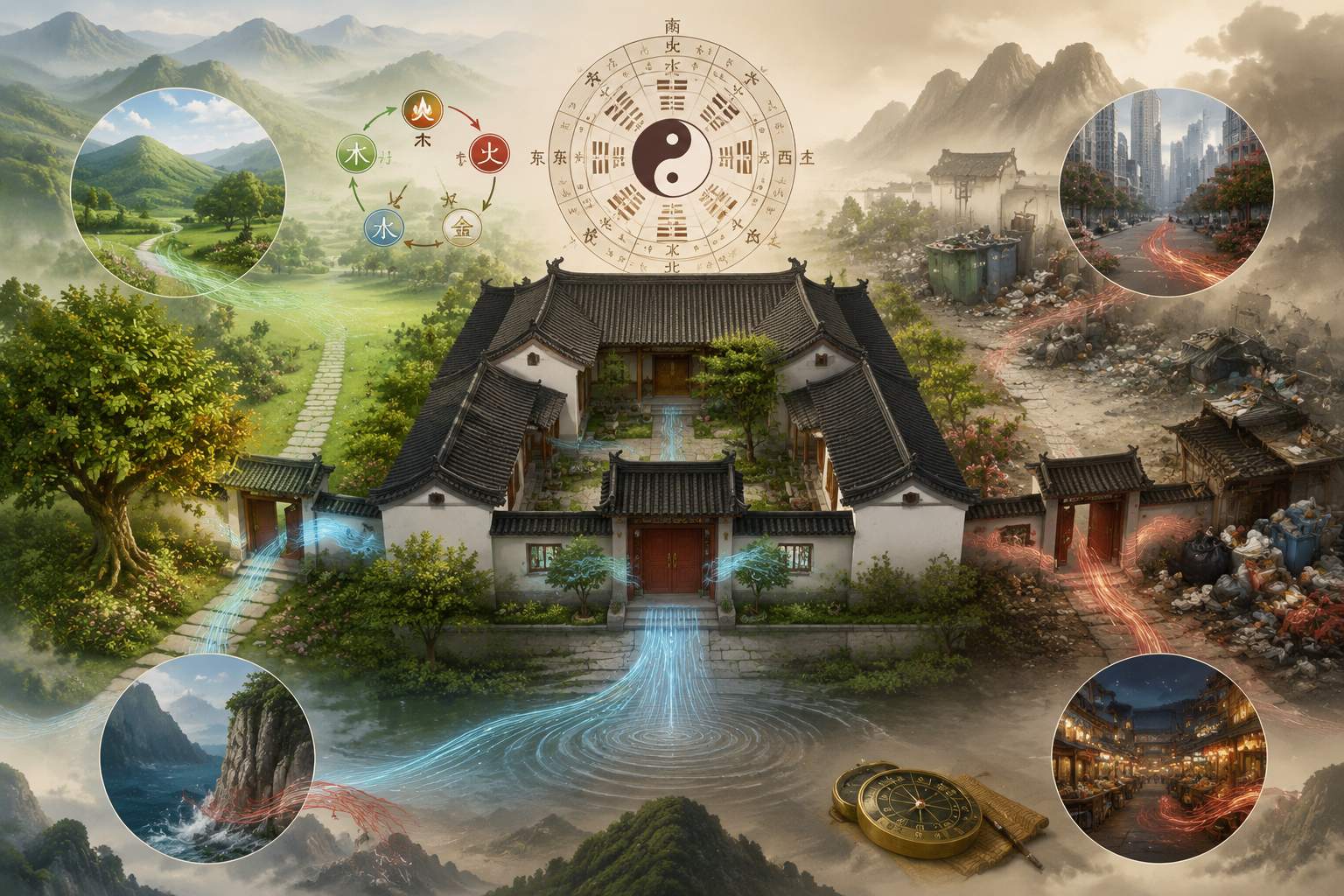 自建房开侧门_后门_会改变原有的向星吉凶吗